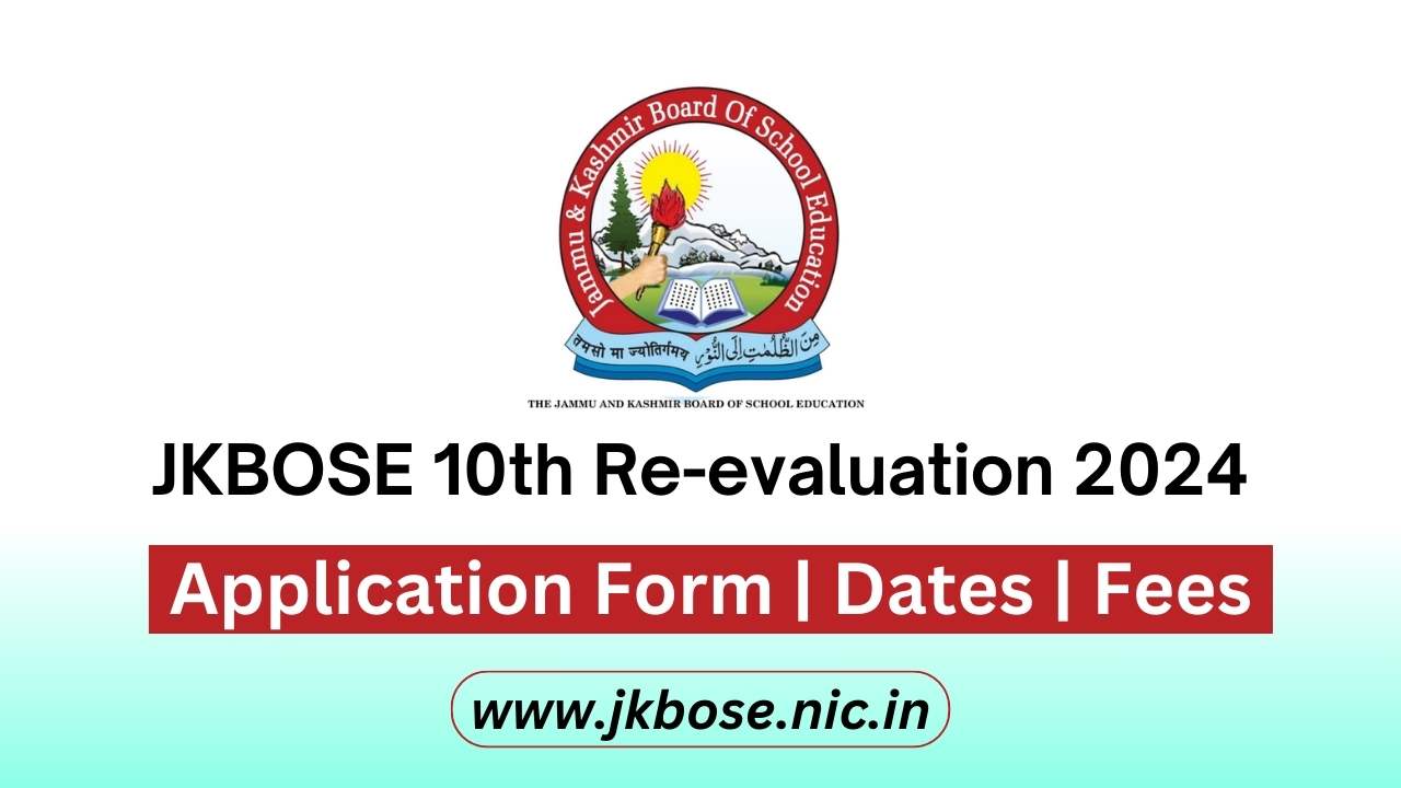 JKBOSE Class 10 Re-evaluation 2024