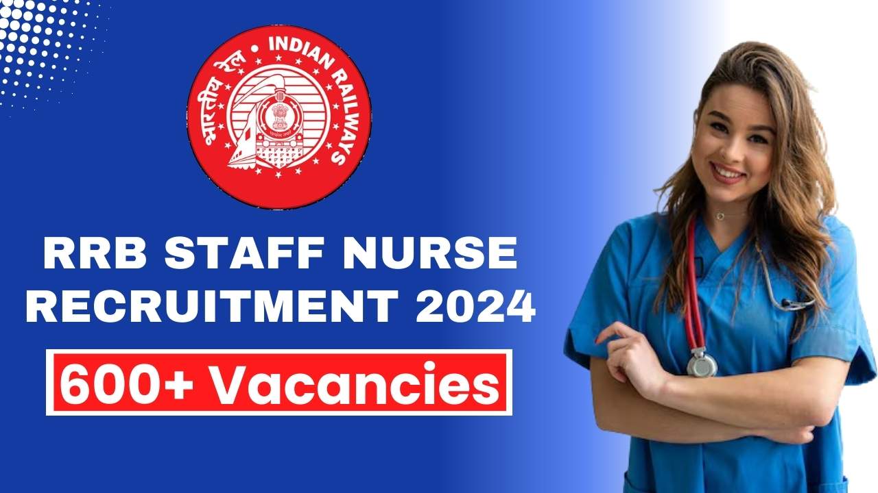 RRB Staff Nurse Recruitment 2024 Notification PDF