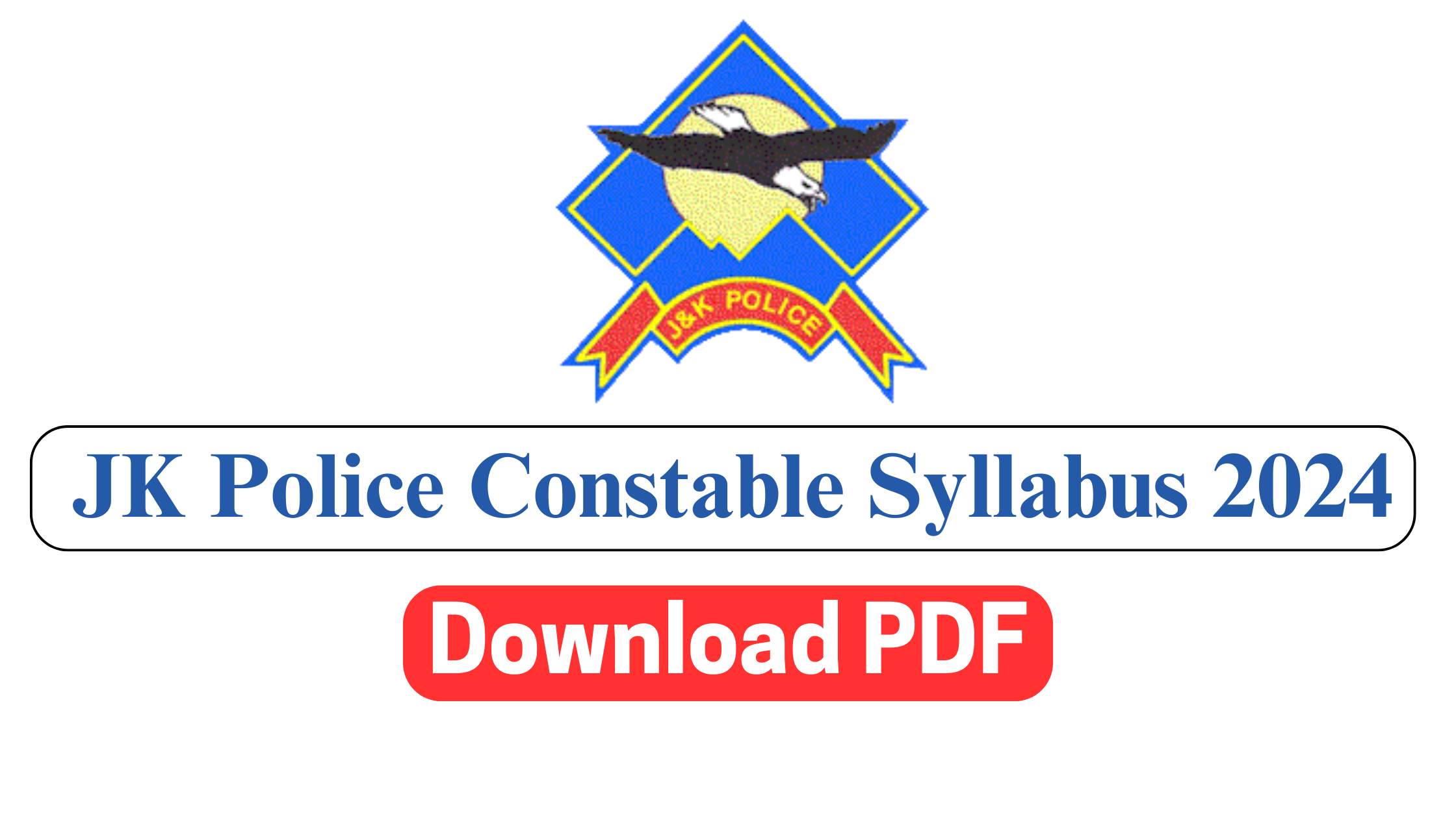 JK Police Constable Syllabus 2024