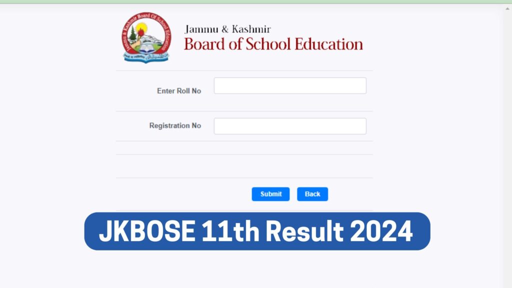 JKBOSE 11th Class Results 2024 to be Released Today Official Sources