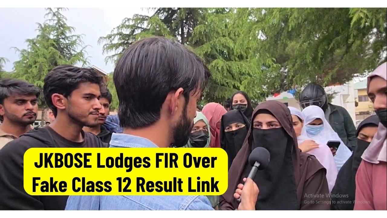 JKBOSE Lodges FIR Over Fake Class 12 Result Link