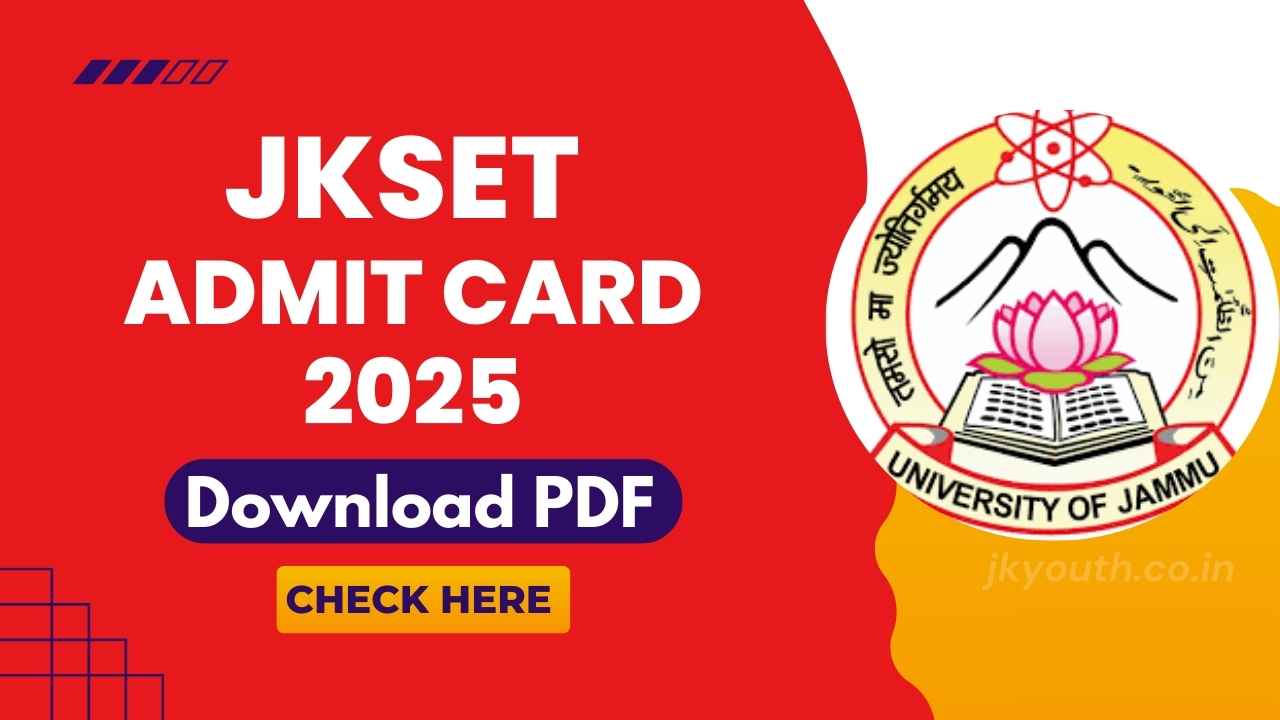 JKSET Admit Card 2025